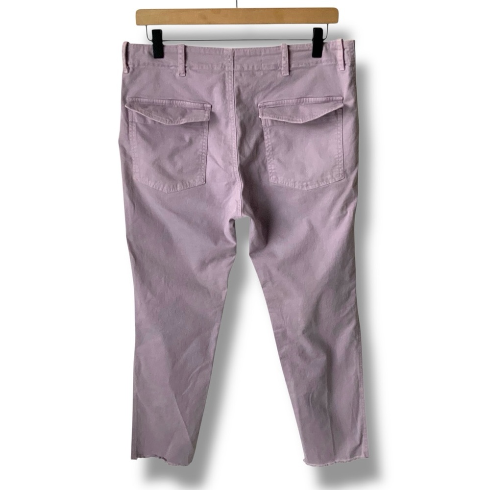 NILI LOTAN Jenna Pants Cropped Lavender Lilac Purple Size 6 - Picture 4 of 13